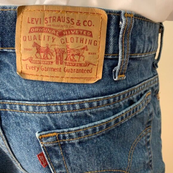 LEVI'S 516 Slim Fit Straight Leg Red Tab Men's Zip Closure Jeans - Picture 6 of 9